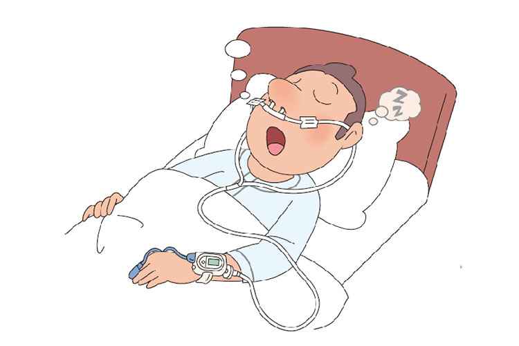睡眠時無呼吸症候群イメージ